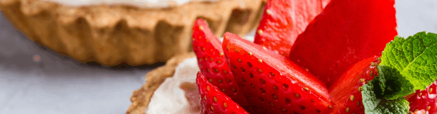 strawberry cheesecake tart