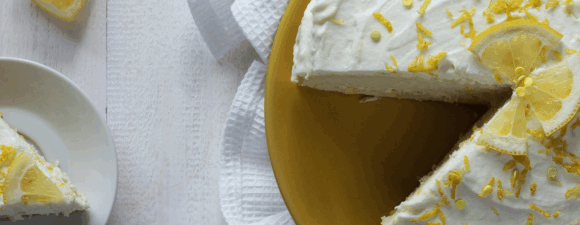 lemon victoria sponge cake