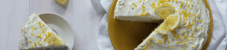 lemon victoria sponge cake