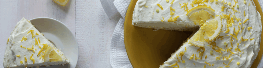 lemon victoria sponge cake