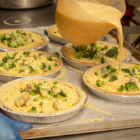 homemade quiche