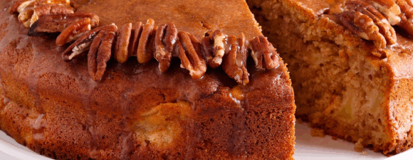 spiced apple crumble cake