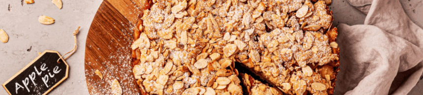 apple and almond pie