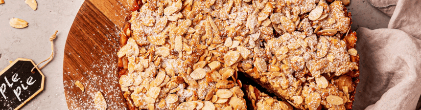 apple and almond pie