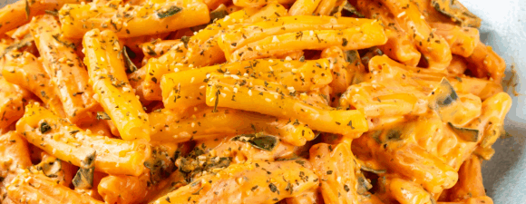 creamy pumpkin pasta