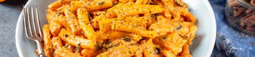 creamy pumpkin pasta