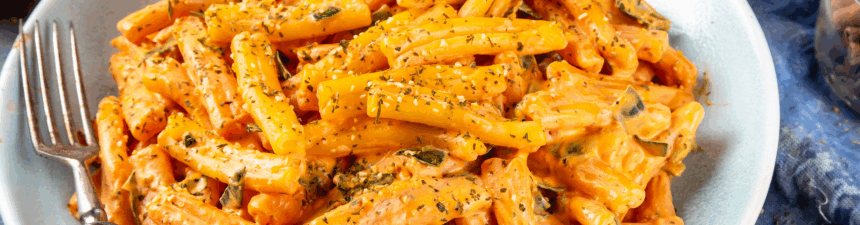 creamy pumpkin pasta