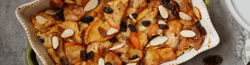 ROW feature image size (8) toffee apple bread and butter pudding