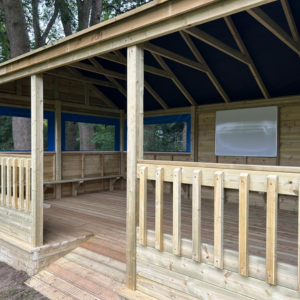 st laurence churcn junior school's outdoor classrom