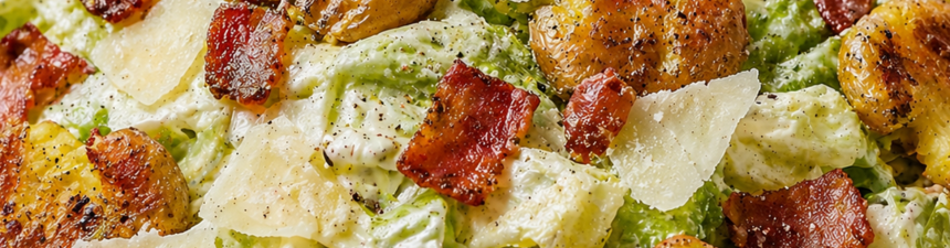 ROW feature image size (20) crispy potato and bacon ceaser salad