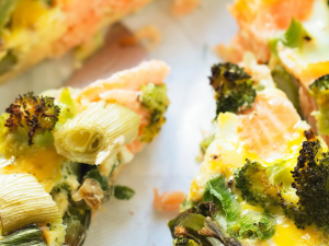ROW feature image size (21) asparagus, broccoli and salmon quiche