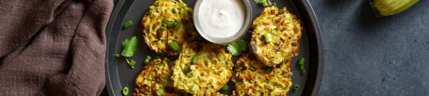 ROW feature image size (30) courgette feta fritters