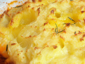 spiced parsnip shepherd's pie